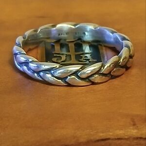 Retired James Avery Braided Band Ring Size 8